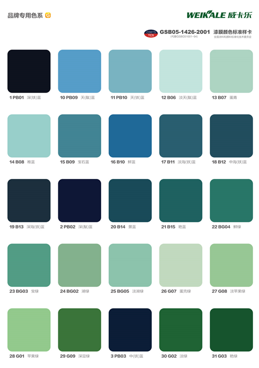 GSB05-1426-2001��Ĥ�ɫ��(bi��o)��(zh��n)�ӿ�-1